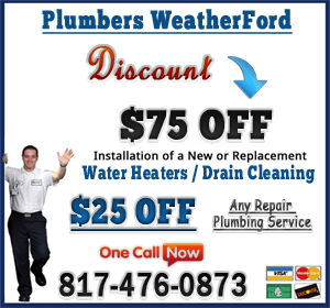 coupon for plumber weatherford